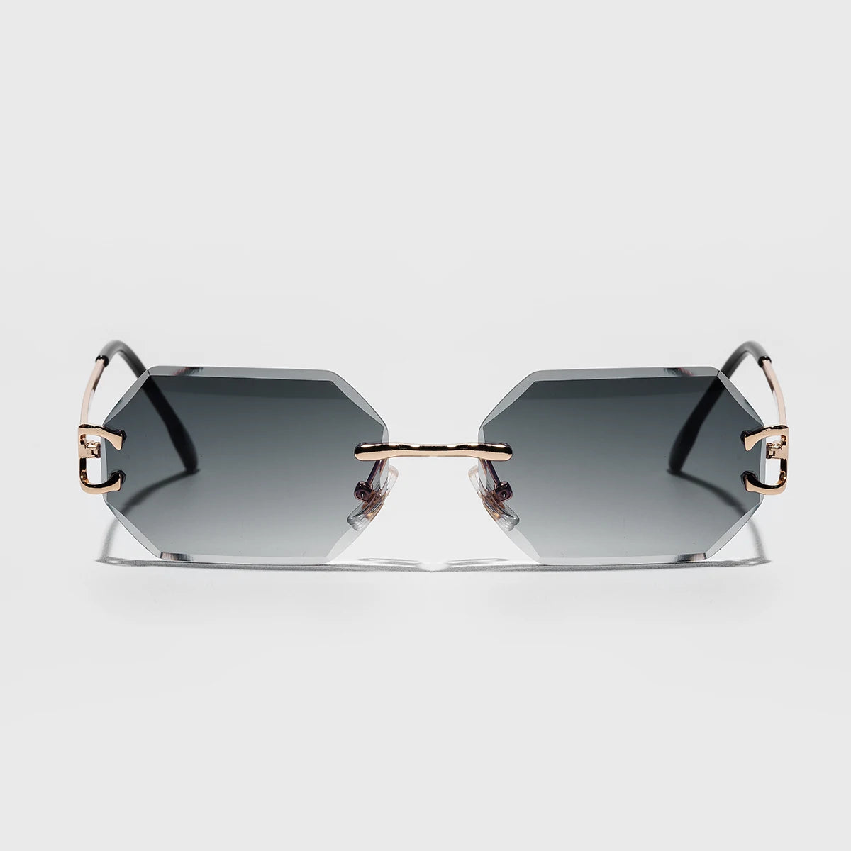 2026 new rimless luxury Sunglasses diamond cut sun shades for man and women designer brand glasses UV400 frameless eyewear mbzr