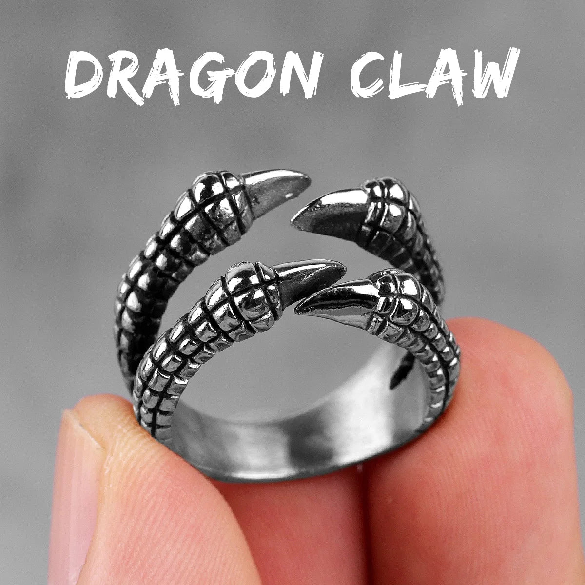 Stainless Steel Animal Rings Eagle Dog Dragon Bird Snake Hip Hop Trendy