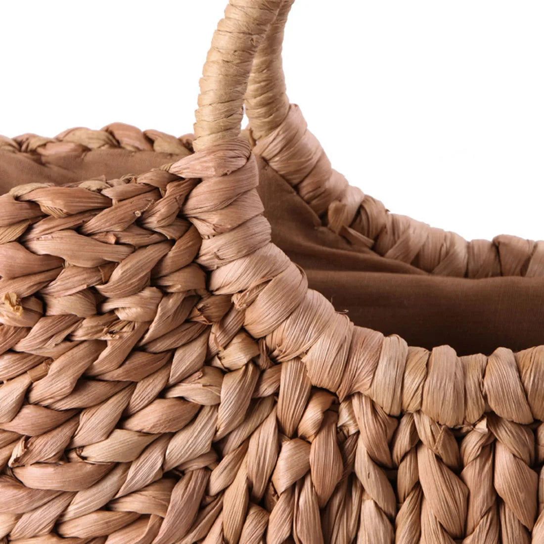 Straw Woven Handbags Beach Bag Handmade Woven Bucket Bag Shopping Tote Bag mbzr