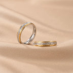 Simple Stainless Steel Frosted Couple Rings For Women Men Fashion Jewelry Valentine's Day Gifts For Lover Size 5-13 Wholesale