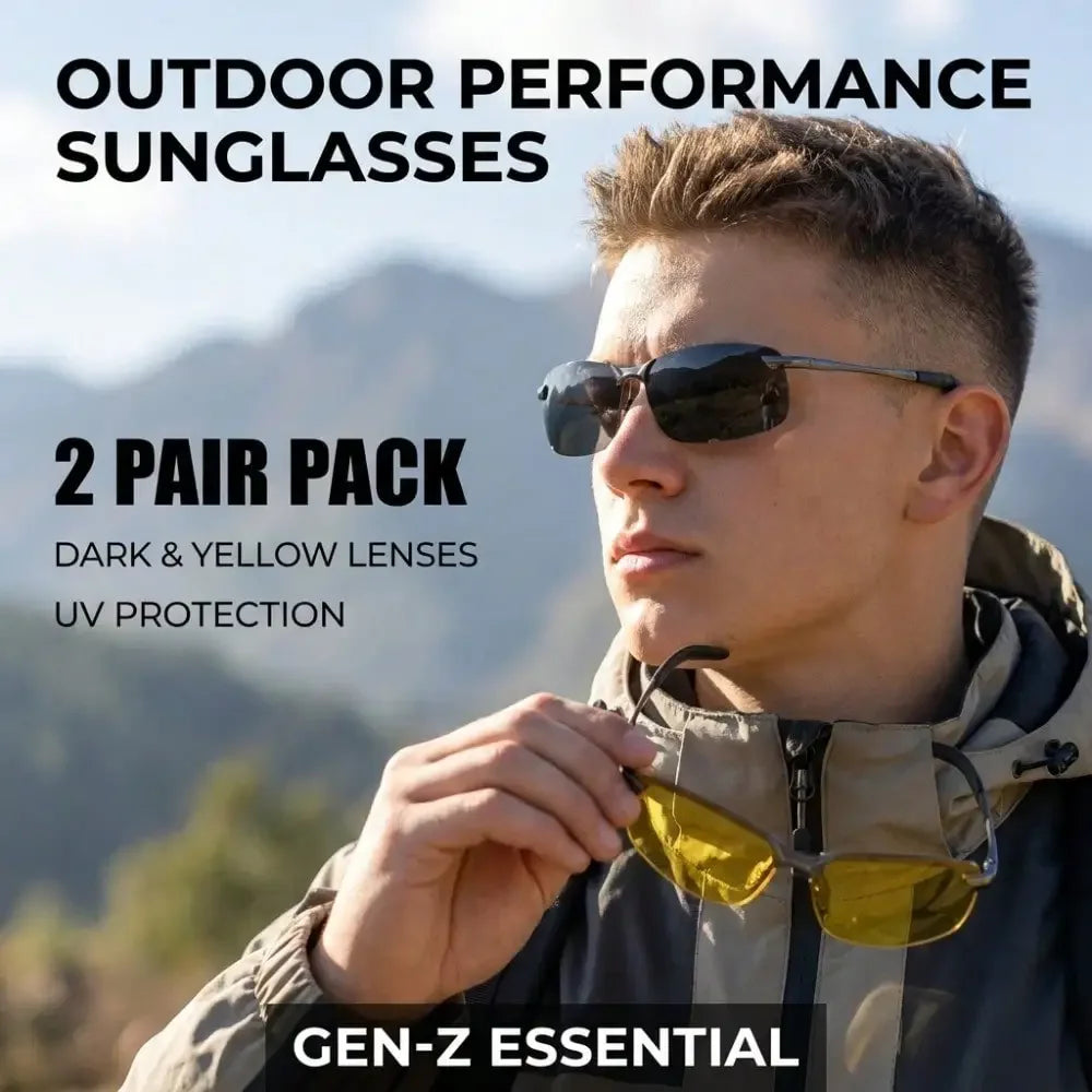 Polarized Photochromic Outdoor Sport Sunglasses Unisex