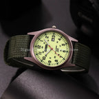 Fashion Mens Watches Luminous Hands Clock Luxury Military Sports Calendar Quartz Wristwatch Men Casual Nylon Watch Reloj Hombre mbzr