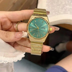 Foreign Trade Quartz Watch With Imported Quartz Movement, European-Style Stainless Steel, Fashionable And Luxurious Men's Watch