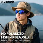 KAPVOE UV400 Anti-Glare polarized Cycling Sunglasses Fashion Men Women Ultralight Fishing Glasses MTB Bicycle Glasses HD Outdoor Sports Running Goggles