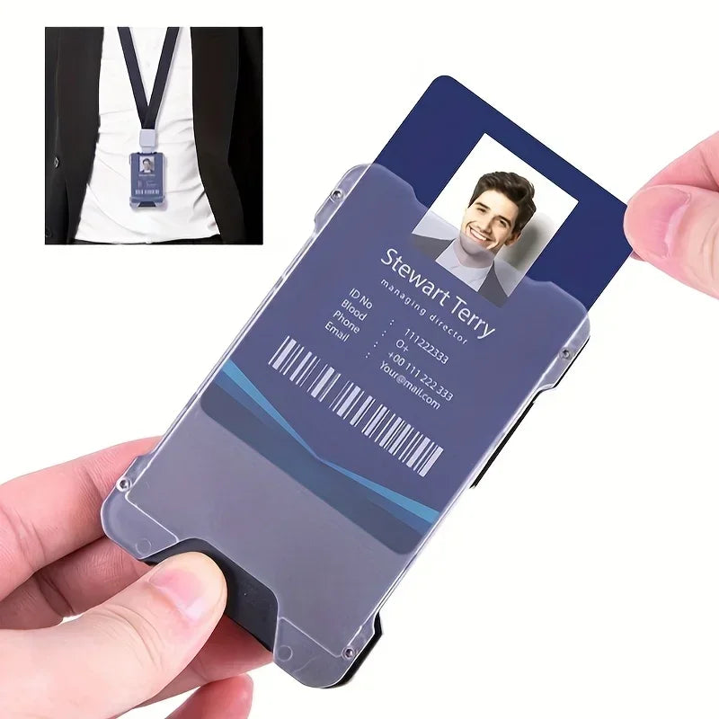 RFID Aluminum Metal Card Holder Minimalist Wallet Unisex