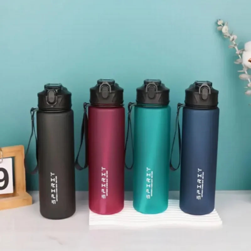 750ML Leak-Proof BPA-Free PC Sports Water Bottle with Straw & Handle, Insulated Design, Perfect for Fitness, Camping mbzr