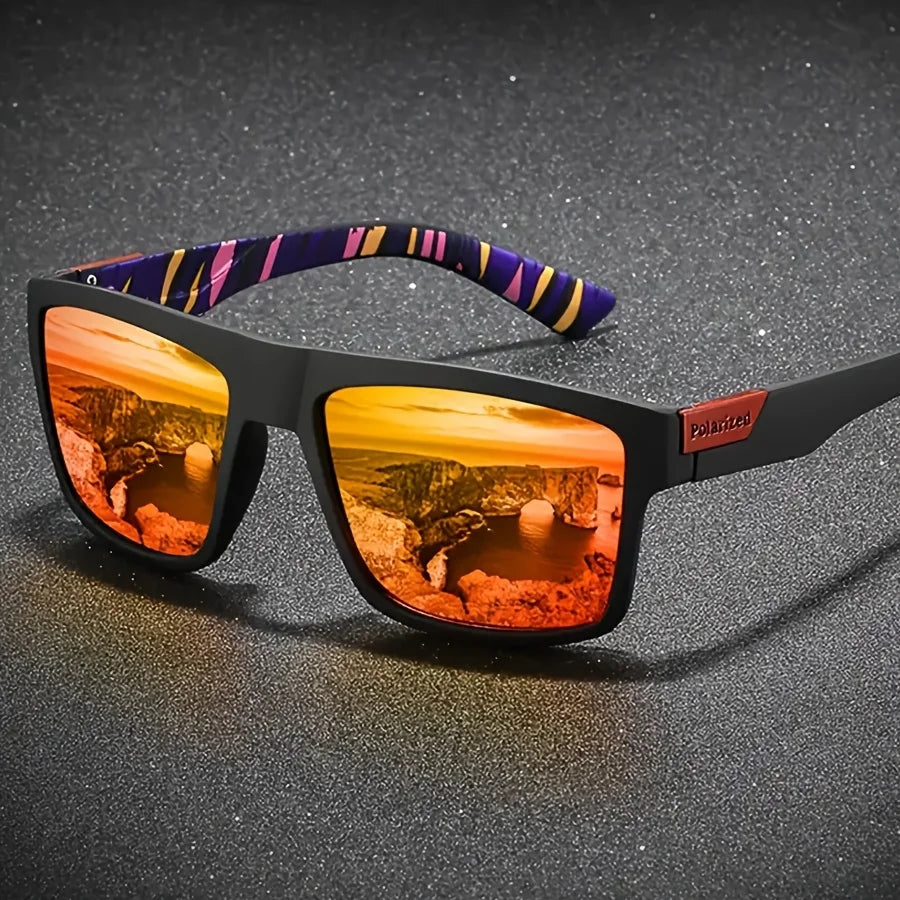 Punk Square Frame Sunglasses for Beach & Outdoor Sports