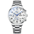 Men's Multifunctional Waterproof Quartz Watch Glow-in-the-dark Hands Chronograph Stopwatch Calendar Available mbzr