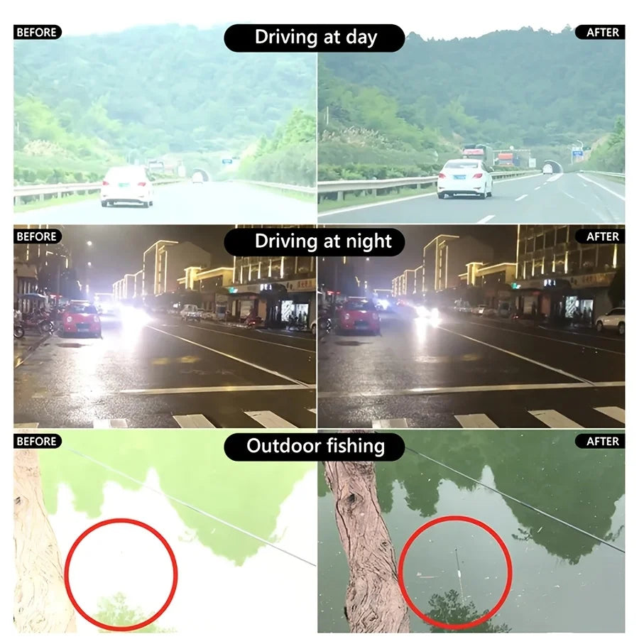 Sport Night Vision Driving Sunglasses for Men and Women Eyewear