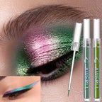 Glitter Chameleon Eyeliner Pen Multichrome Eye Liner Lasting Shiny Metallic Eyeshadow Lying Silkworm Green Purple Makeup Pigment mbzr
