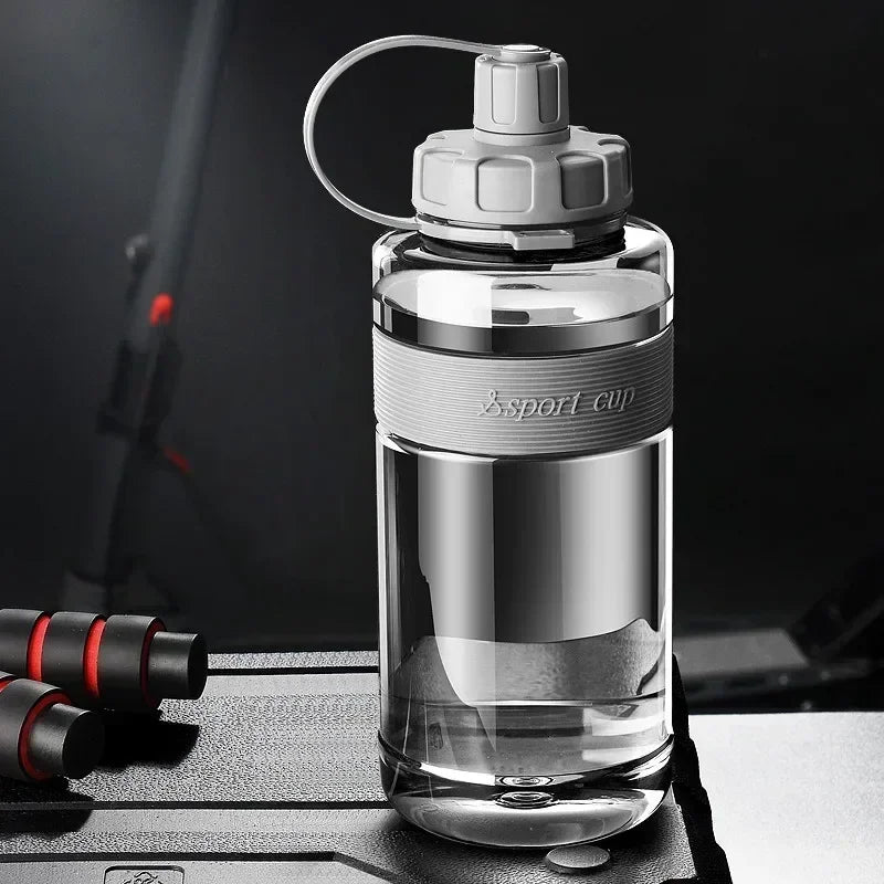 2 Liter Big Water Bottle With Straw 2L/1.5L/1L Large Capacity School Gym Sports Drinking Bottles Fitness botella de agua 물병 mbzr