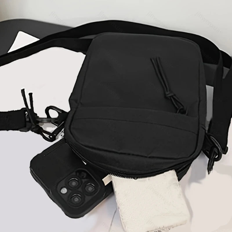 Men's and women's single-shoulder bags, crossbody bags, solid-colored single-shoulder small bags, lightweight mobile phone bags mbzr