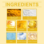 75g Kojic Acid Turmeric Overnight Wrapping Peel Off Mask Nourishes Hydrolyzed Collagen Glowing Skin Firmnes Skin Care mbzr