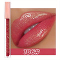 2024 Liquid Lipstick Chewy Golden Metallic Lip Gloss Shimmer Texture Golden Bling Glitter Lipstick Suitable Makeup Face Paint mbzr