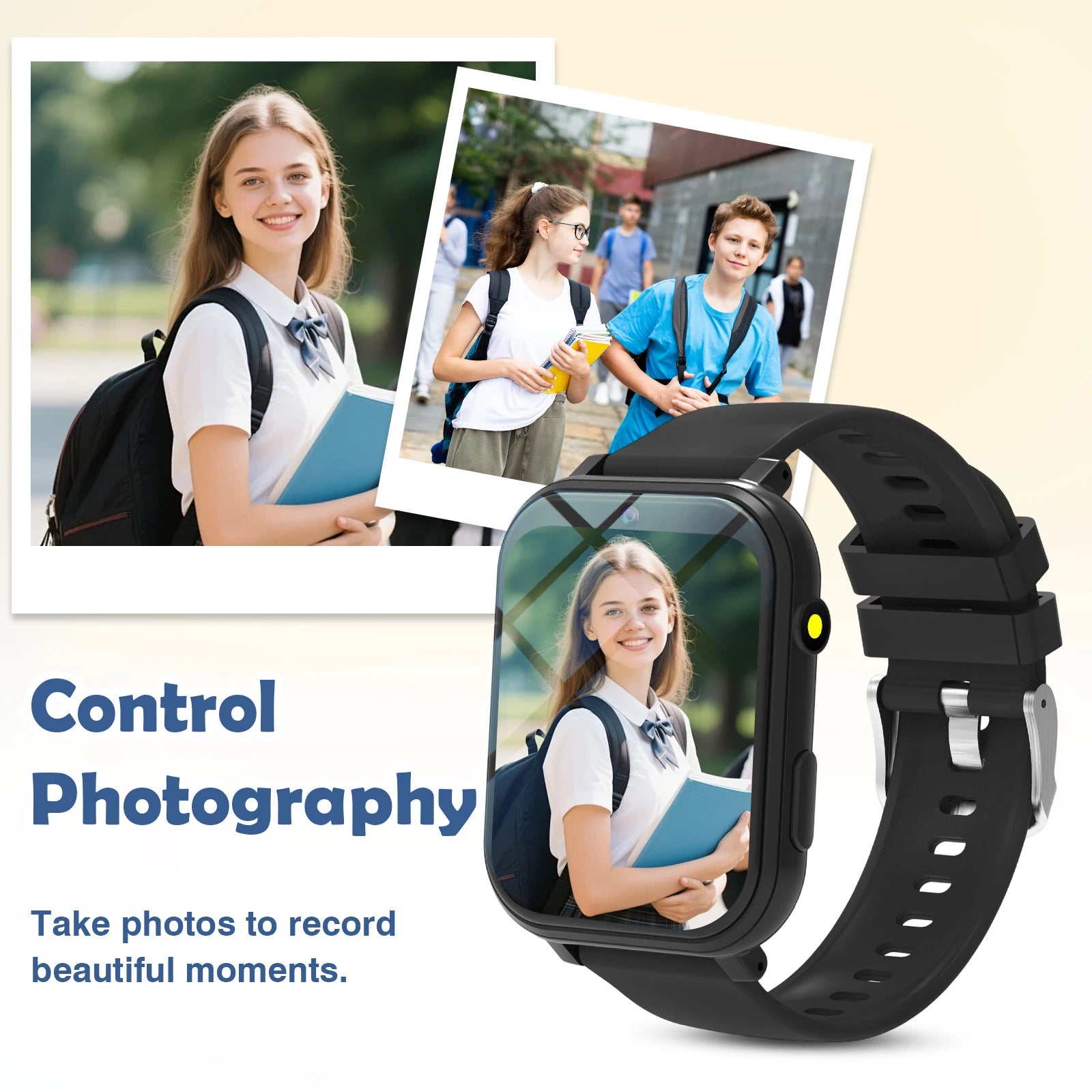 Smart Watch 18 Games Camera Waterproof Flashlight Sleep Monitoring For Birthday Holiday Gift Boy Girl Children