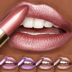 16Colors Bold & Intense Glitter Shiny Metallic Lipstick  Lip Tint,Long Lasting Lip Senior Matte Lip Makeup Gifts for Women Cosme mbzr