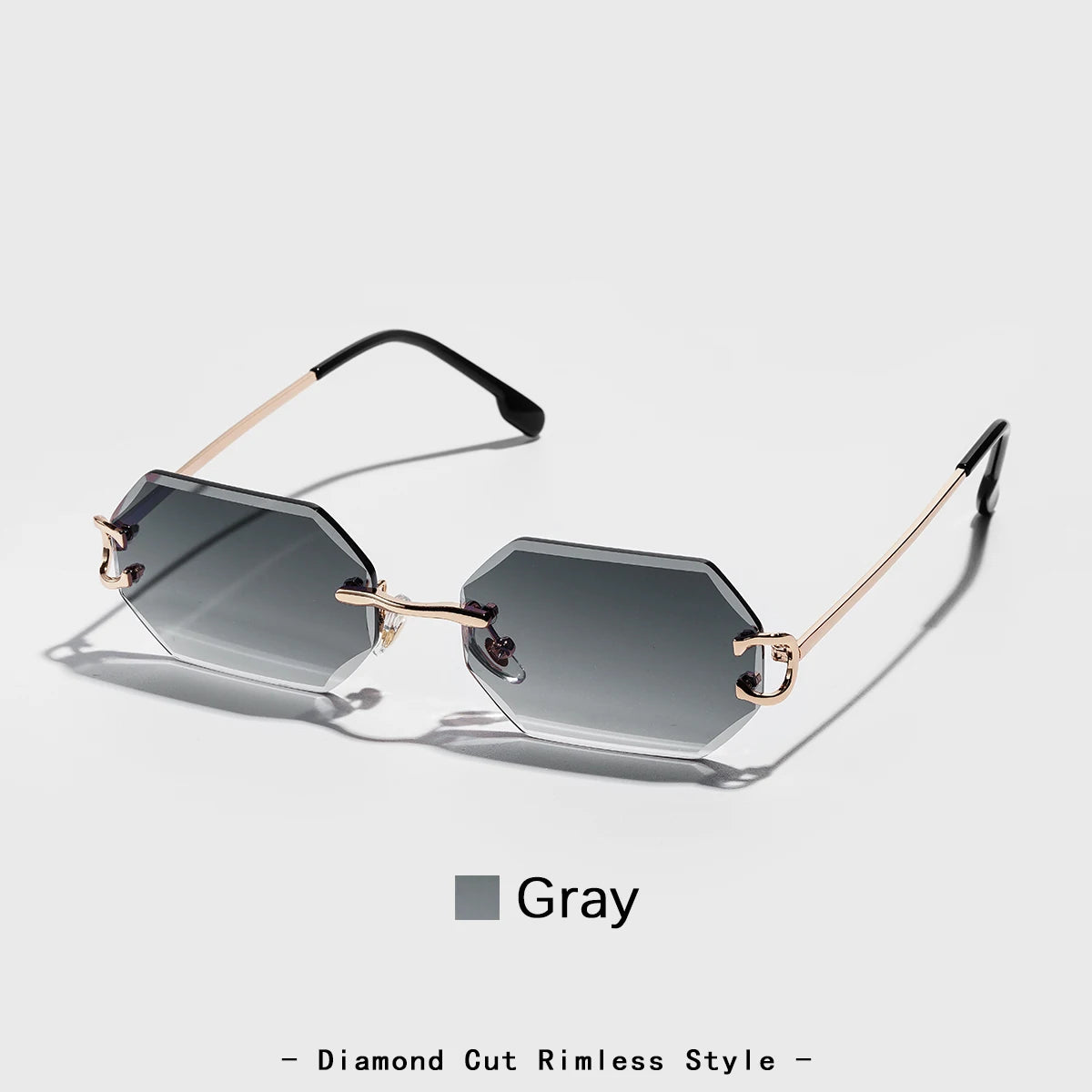 2026 new rimless luxury Sunglasses diamond cut sun shades for man and women designer brand glasses UV400 frameless eyewear mbzr