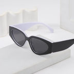 Cat Eye Sunglasses for Women and Men with Contrasting Color Accents Advanced Styling UV Protection Lightweight Frame Trendy