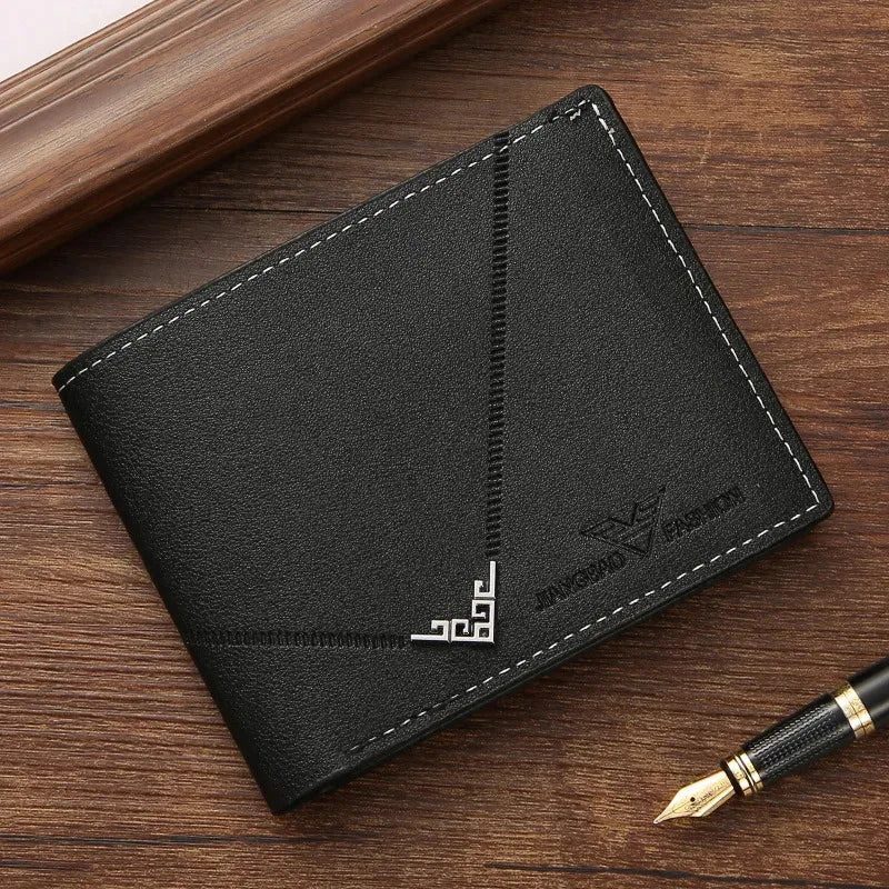 Slim Leather Wallet for Men RFID Blocking Bifold Front Pocket Wallet Minimalist Credit Card Holder Cash Money Clip mbzr