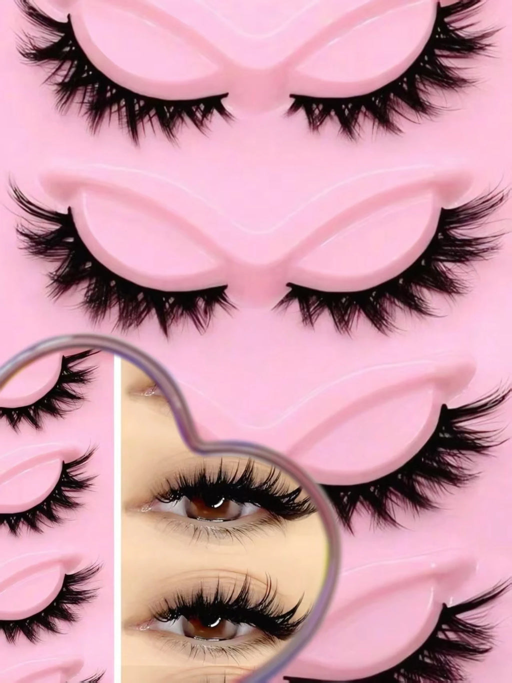 5 Pairs Of Luxurious Fluffy False Eyelashes - Thick, Wispy, 3D Volume, Reusable, Soft, Lightweight, Faux Mink Strip Lashes For D mbzr
