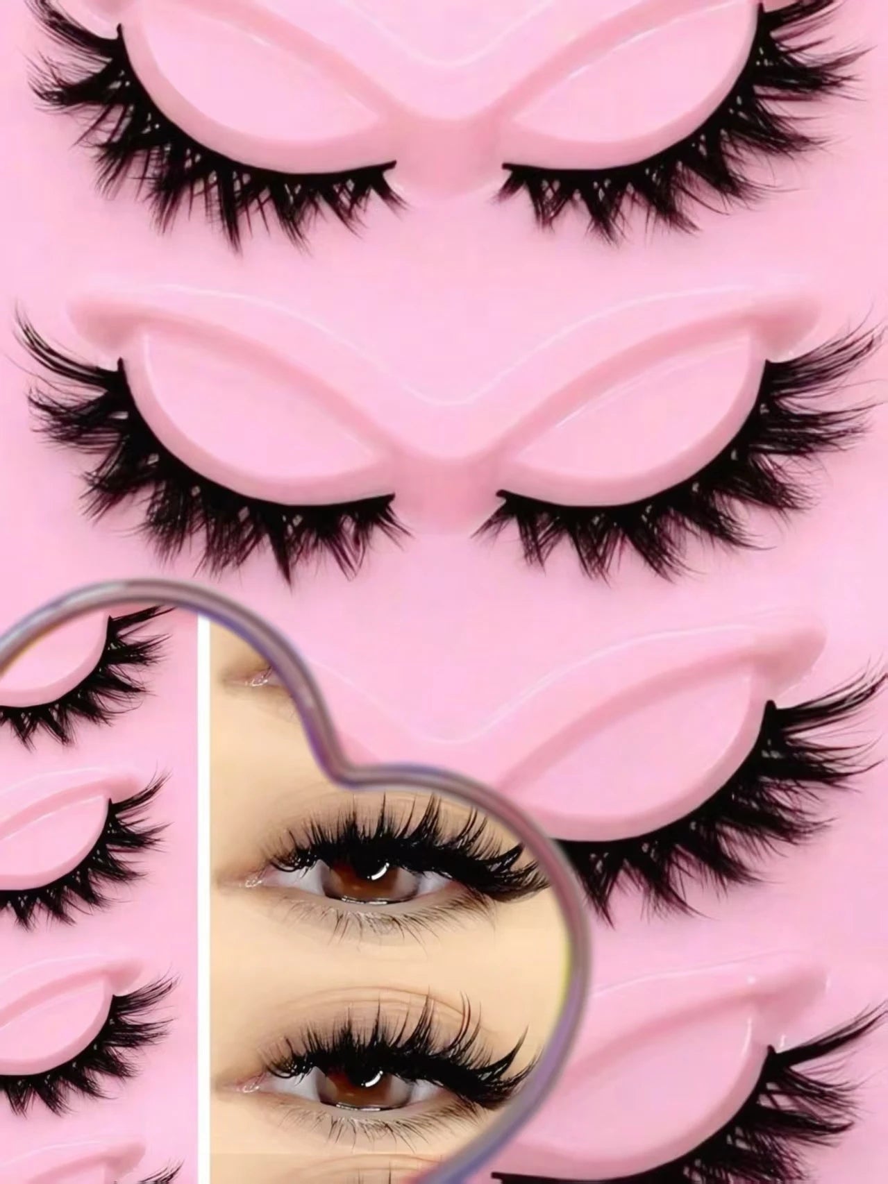 5 Pairs Of Luxurious Fluffy False Eyelashes - Thick, Wispy, 3D Volume, Reusable, Soft, Lightweight, Faux Mink Strip Lashes For D mbzr