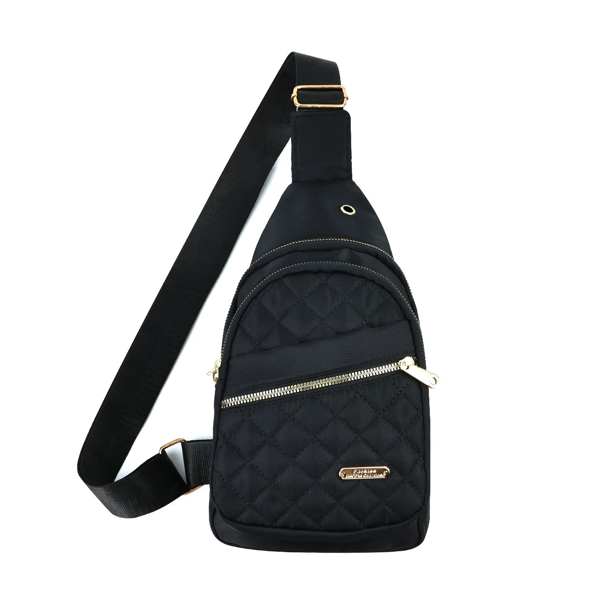 Adjustable Quilted Sling Backpack Outdoor Travel Bag For Men Women Casual Crossbody Small Sling Backpack Sling Bags