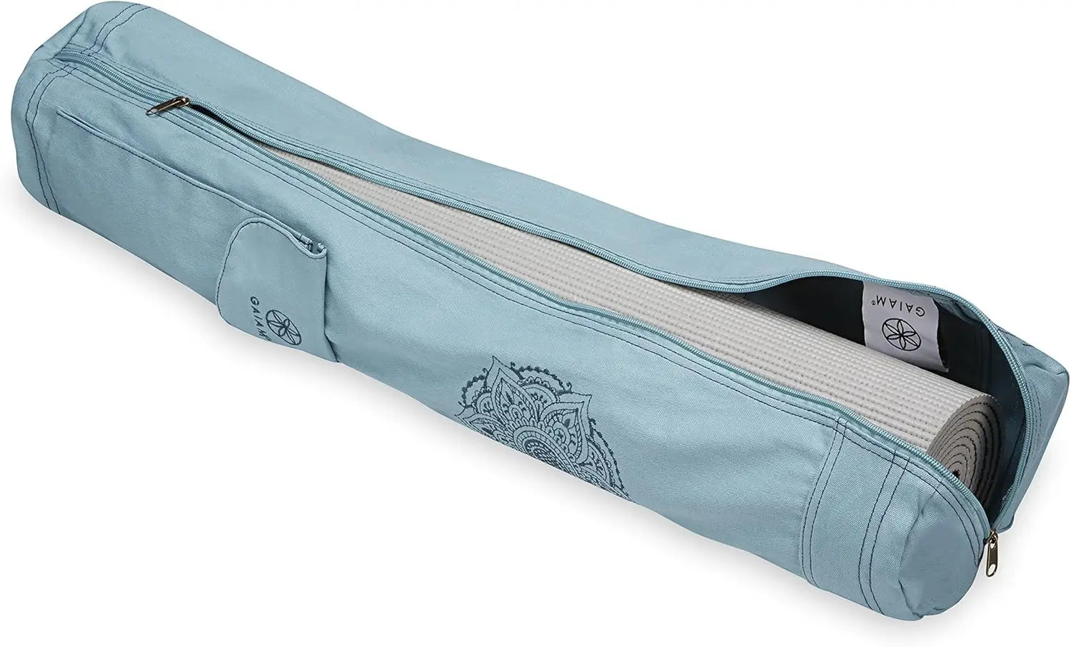 Yoga Mat Bag with Full-Zipper, Adjustable Strap & Phone Pocket, Stylish Carrier for Gym Travel mbzr
