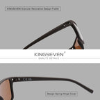 KINGSEVEN Polarized Sunglasses Women Driving Classic Square Frame Sun Glasses sunglasses for Men Outdoor Travel