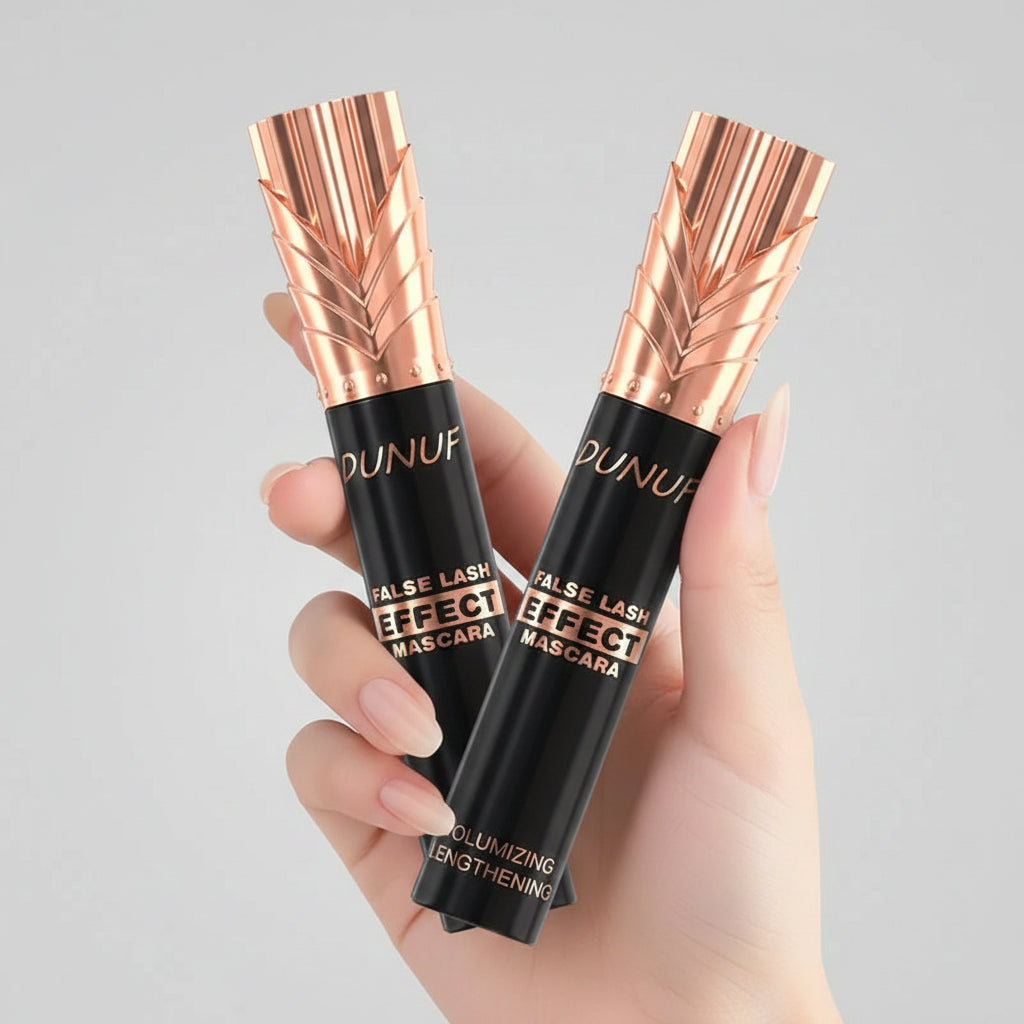 DUNUF 1pcs & 2pcs & 3pcs Black Waterproof Mascara Long-lasting No Smudging Elongate Shape Curling No Fading Transfer-proof mbzr