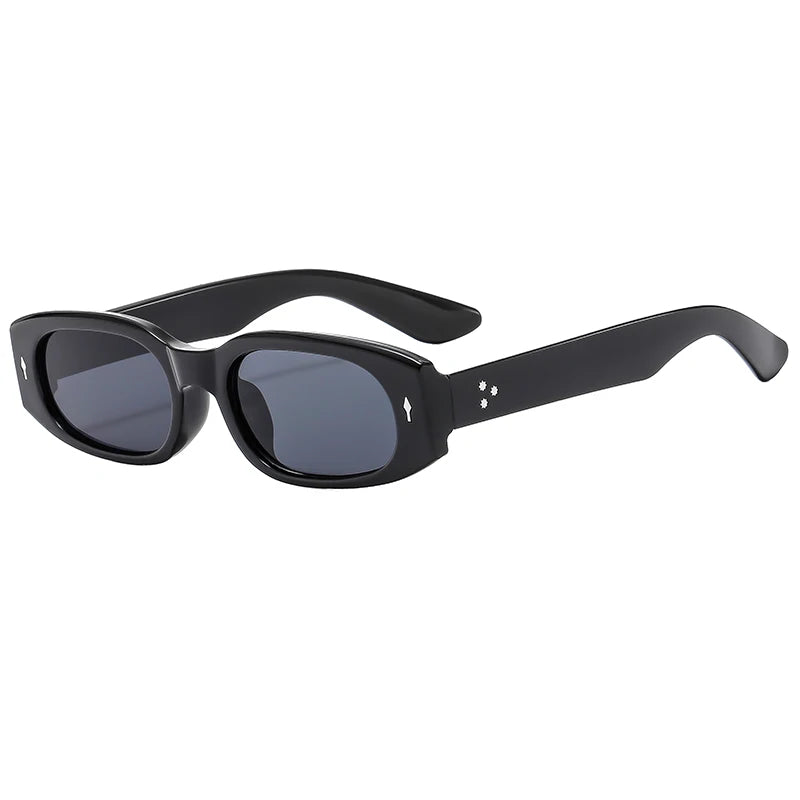Small Frame Rivet UV Protection Sunglasses for Women