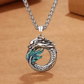 New 925 Sterling Silver Necklace dragon chain For Men Women Fashion Clavicle Chain Necklaces Wedding Party Jewelry Gift mbzr