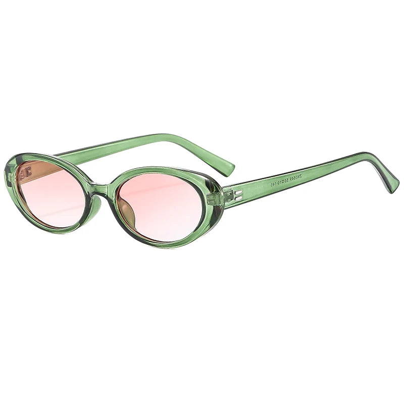 Fashion Small Oval Sunglasses Women Classic Vintage Men Sun Glasses UV400 Female Shades mbzr