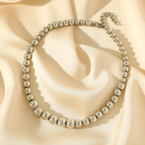 316L Stainless Steel Silver Color Heavy Cuban Chain Necklace For Women Men New Fashion Neck Chain Waterproof Jewelry
