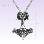 2025 New Hip Hop Retro Titanium Steel Necklace Stainless Steel Claw Totem Pendant