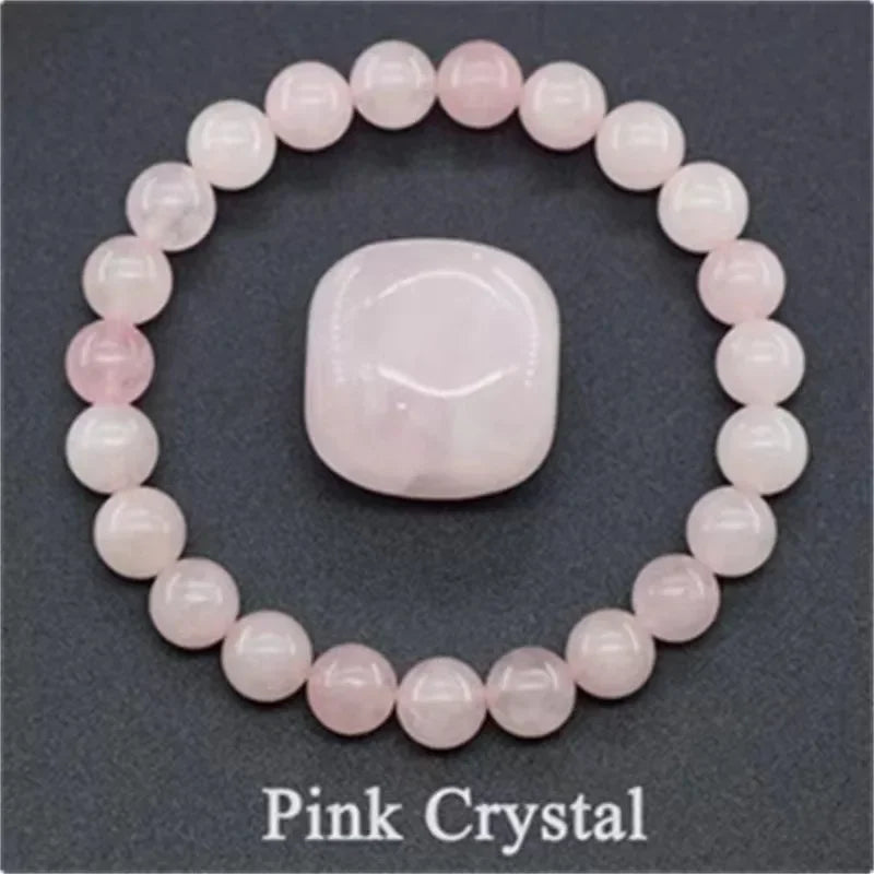 JD Amethyst Bracelet Made of Real Natural Stone Beads Body-Purifying Geniune Amethyst Natural Crystal Bracelet for Women Pulsera mbzr