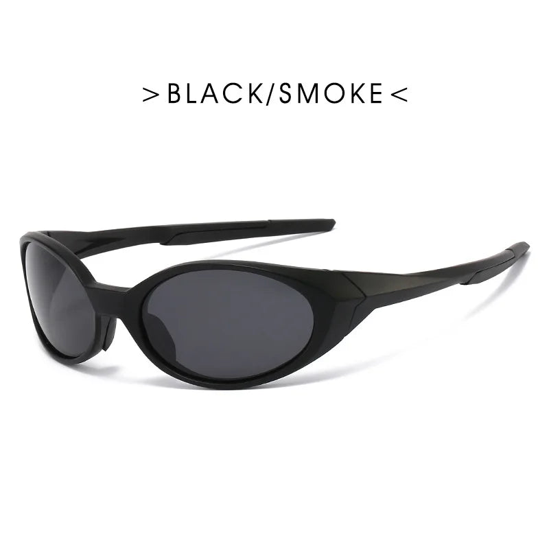 Outdoor Sports Polarized Sunglasses Reflective Mirrored Lens Color Patchwork Shades mbzr
