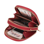 Fashion Small Plaid Leather Zipper Crossbody Bag Shoulder Bag for Women Wallet Purse Handbag with Detachable Strap mbzr
