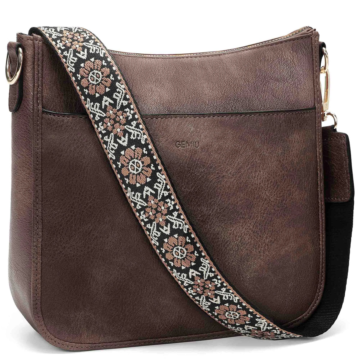GEMIU Fashionable Women's Bag New Shoulder Bags Casual Tote Bag Cross Body Bags with Adjustable Long Strap Ladies Faux Leather Bag