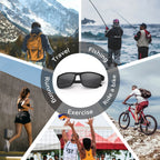 KINGSEVEN 3pcs Sunglasses For Men luxury Polarization High Quality TR90 UV400 Eyewear Eye Protection Glasses