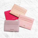 Cowhide Card Holder Woman Man Fashion Slim Mini Card Bag Genuine Leather Engrave Name Luxury Casual Purse