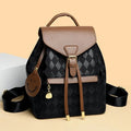 Casual Fashion Multifunctional Backpack Shoulder Travel Bag Soft Pu Leather mbzr