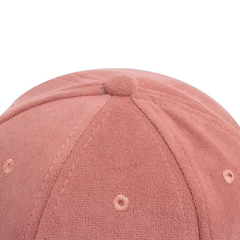 Suede Baseball Caps Solid Fashion Outdoors Casual Travel Sun Visor Hat Multicolour Unisex