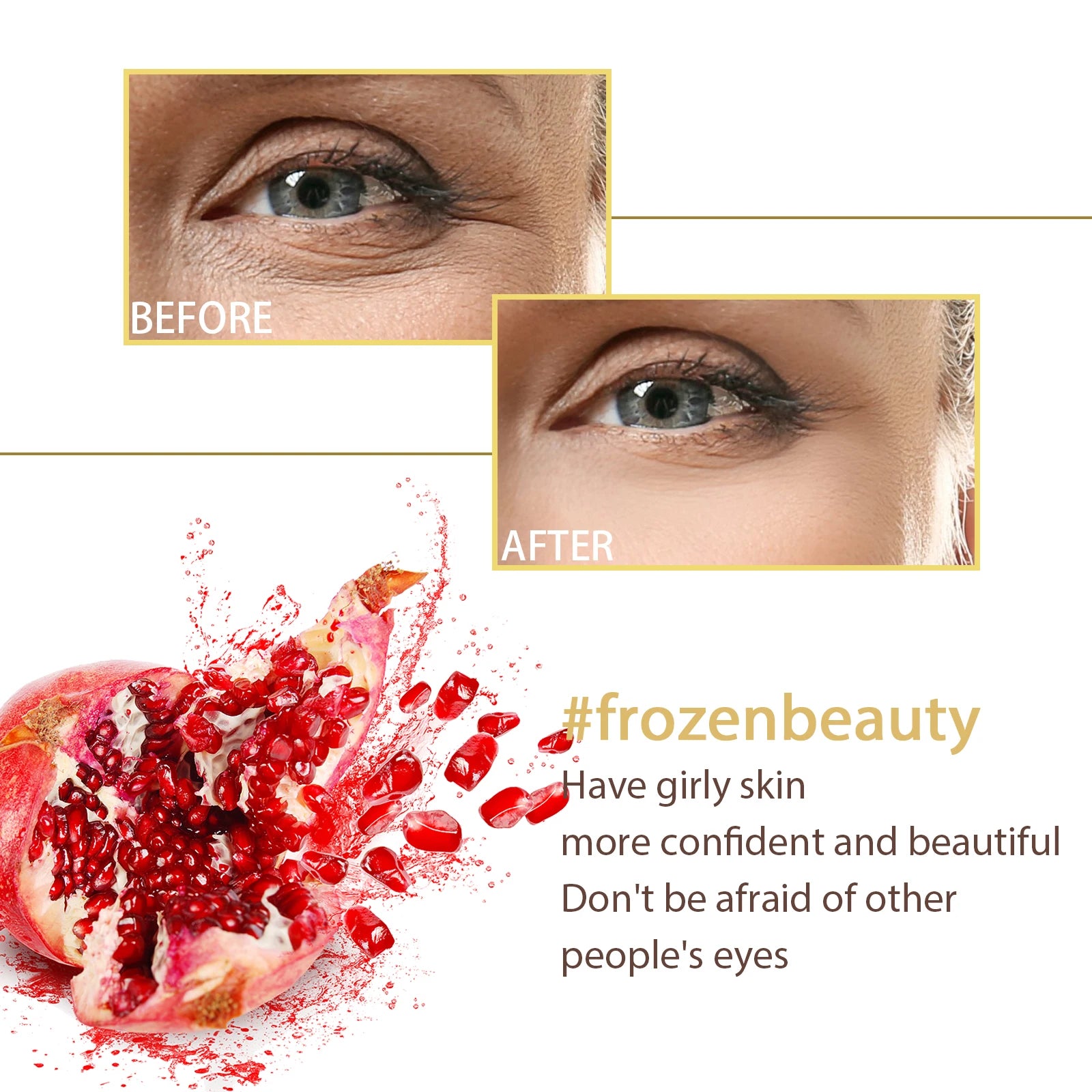 EELHOE Golden Age Essence Fading Fine Line Tightening Skin Hydrating Moisturizing Facial Essence mbzr
