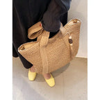 Arrival Fashionable Woven Beach Tote Bag With Elegant Design For Travel Or Daily Use Bohemian Style Shoulder Hand Bag With Tass mbzr