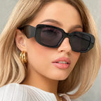 Vintage Small Square Gradient UV400 Sunglasses Women