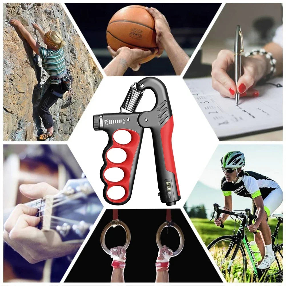 5-100Kg Adjustable Heavy Gripper Fitness Hand Exerciser Wrist Training Increase Strength Spring Finger Pinch Carpal Expander mbzr