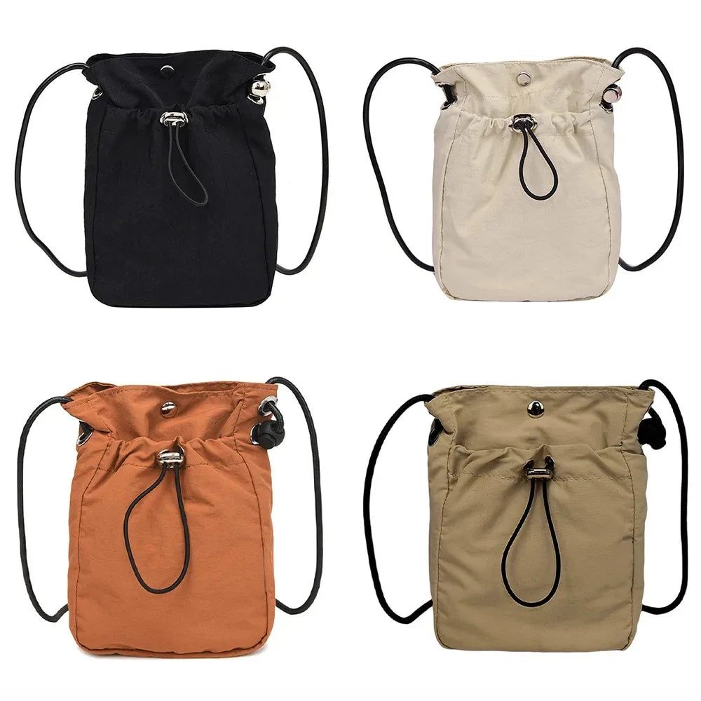 Nylon Crossbody Bag Soft Mini Phone Wallet Multifunctional Square Shoulder Bag Crossbody Purse Canvas Purse Messenger Bag mbzr