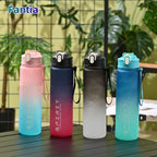 1PCS 800ML Large Capacity Sports Water Bottle Leak Proof Colorful Plastic Cup Drinking Outdoor Travel Portable Gym Fitness Jugs mbzr