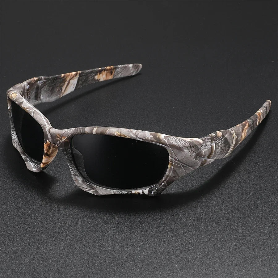 Outdoor Sports Polarized Sunglasses Men Curve Cutting Frame Stress-Resistant Lens Shield Sun Glasses Wome mbzr