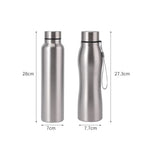 High Quality 1000ml Stainless Steel Sports Water Bottle Single-layer Rugged Metal Flask Drinkware mbzr
